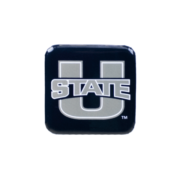 A square magnet with the U-State logo.